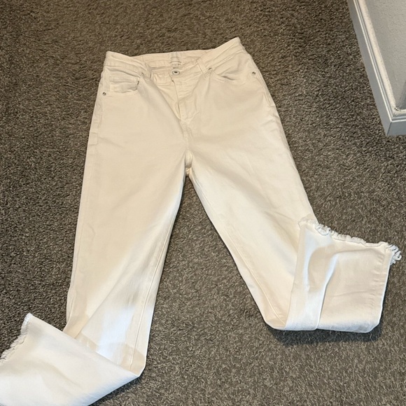 Jonathan Simkhai RIVER STRAIGHT LEG DENIM White Size 29 - Picture 3 of 9